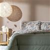 BASSETTI, COMPLETO LETTO SINGOLO, TORTORA, FLUTTERING 160 cm x 280 cm