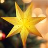 ZZXLOPEZ 45cm Decorazione Lanterna, Origami 3D Stella di Natale Luminosa LED da Appendere, Stella di Carta da Appendere, Natale Stelle Origami Decorazione per Natale, Matrimoni, Compleanni, Feste