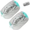 BDBFDFY 2PCS Sacchetti per Scarpe Lavanderia,Sacchetto Scarpe Lavatrice,Sacchetti per Lavare Scarpe in Lavatrice,Riutilizzabile Rete per Scarpe Lavatrice,per Organizzatore, Lavatrice e Viaggio (B)