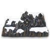 Generico Base Starter Bianca Innevata in Plastica per Villaggi Natalizi per Giostrine Montagna Stand per Scenari Presepe Nordico 31x18x14 cm (Innevata)