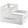 Guzzini Set 2 Cassette Kitchen Active Design, Bianco, 30.5 x 22.5 x h19.5 cm