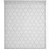 Estoralis | DAVOS | Tenda a rullo moderna | tessuto jacquard traslucido | Colore - Bianco/Grigio | 150 x 255 cm (larghezza/altezza) dimensione del tessuto 147 x 250 cm. | Tende per finestre e porte