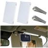 NineSSJLY Set di due cornici per auto per alette parasole - Cornici magnetiche in acrilico da 6×9 cm con clip adesive - Portafoto per auto, ciondolo personalizzato, montatura per occhiali, decorazione