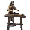 Triciclo Editores Carpenter con banca | Figure misteriose |Figure del presepe |Serie 11 cm| Progettato da José Luis Mayo Decorazione natalizia |Nascita