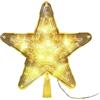 Helweet Stella Albero Di Natale, Puntale A Forma Di Stella Luminoso, Decorazione Natalizia, Stelle Dell'albero Di Natale, Decorazione A Forma Di Stelle Per Decorazione Della Festa Di Natalizia