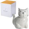 SPOTTED DOG GIFT COMPANY - Soprammobile gatto - accessorio decorativo per la casa - in ceramica - bianco 16cm - regalo per gli amanti dei gatti ragazza, ragazzo e donna