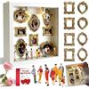 Generico Mini Museum Silhouette Box - Vetrina Dei Ricordi Con Il Nostro Kit Di Shadow Box | Include 11 Mini Cornici E 8 Figurine In Miniatura | Perfetta Come Regalo Per Coppie In Cercadi Un'Esperienza