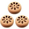 mille idee 3x Porta Zampirone Contenitore Scatola Tonda porta Spirali spirale zanzare in terracotta con 6 spirali D. 15x3,5H