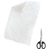 FIUTEKO Set Tessuto Pelliccia Sintetica Bianca 60x40cm,Finta Pelliccia Soffice, in finta pelliccia per fai da te Ideale per Cuscini Sedie Tappeti Decorazioni DIY Regalo per cuscini coprisedia e fotocamera