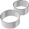 Zenker Fackelmann Set 2 Coppapasta in Acciaio Inossidabile Ø8 cm e Ø9 cm (Colore: Argento), Quantità: 1 Pezzo
