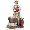 Moranduzzo Lavandaia per Presepe da Cm 12 Scala 1:15 -Statuine Presepe Indistruttibili - Stile 700', Pittura Rifinita a Mano, Prodotto Ufficiale, Made in Italy, Scultore M. Landi