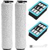 YJDOORPLAY Kit filtro a rullo di ricambio per Bissell compatibile con i modelli di pulitori per pavimenti 3831 HF2 3845 3847 3848 include 2 spazzole a rulli 2 filtri 1 strumento di pulizia