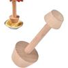 Tissting Stampo Tartellette Manomissioni per Crostate Legno Mini Doppia Stampo per Crostate Manomissione per Impasto Biscotti Pasticceria Pressa