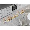 BIANCHERIAWEB Tappeto Pasqua Passatoia Cucina Antiscivolo Sottolavello Disegno Basket Easter 50x90 Basket Easter