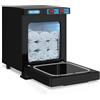 LIROPAU Scaldasalviette estetico, Scaldasalviette estetico con Clip, scaldasalviette caldo, scaldasalviette professionale (202 ° F), Scalda Asciugamani, Disinfezione dell'asciugamano per Spa/Viso (Black)