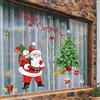 decalmile Adesivi per Finestra Albero di Natale Babbo Natal Adesivi