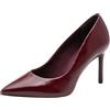 Tamaris Décolleté da donna in pelle, rosso, 39 EU