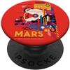 MathWare Nerd Vintage Storico Marte NASA Space Life Science Teacher PopSockets PopGrip Adesivo