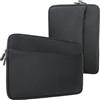 honju Darkroom Microsoft Surface Laptop (13,5 e 13,8) / Laptop Go/Surface Pro 11/10 / 9/8 - Custodia in neoprene con ampio scomparto esterno, interno in microfibra, chiusura lampo scorrevole)