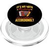 Funny Accordion Player Merch with Polka It's My 40th Birthday Festeggiamo la fisarmonica PopSockets PopGrip per MagSafe