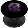 PM-Artistic Il mago della fantasia con la bacchetta magica PopSockets PopGrip Adesivo