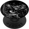 Artistic Wilderness Aquila volante disegnata con arte in natura PopSockets PopGrip Adesivo