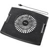 Hama 15,6 - Supporto per computer portatile, antiscivolo, cavo USB A, per laptop da 15,6 pollici, ventola a LED, colore nero