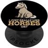 Horse Breeds Farm Animal Cute Horses Don Mi piacciono davvero i cavalli Ok Quarter Horse Farm Animal PopSockets PopGrip Adesivo