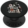 Punk Rock Halloween Design punk gotico con scherzetto o scherzetto per Halloween PopSockets PopGrip Adesivo