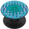 My Rubio Garden Nuvole astratte color acqua e rosa ondulate tie dye PopSockets PopGrip Adesivo