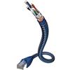 In-akustik Cat6 cavo Patch Premium II con Ethernet, 2 m