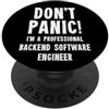 Backend Development & Coding T-Shirts & Ingegnere software back-end PopSockets PopGrip Adesivo