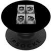 Funny Animal Photography Sunglasses Self Scimmia Occhiali da sole Photo Booth Selfie Ritratto Umoristico PopSockets PopGrip Adesivo