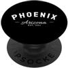 Phoenix Arizona Desert Apparel Phoenix Arizona Vintage Retro Desert Tramonto Grafica PopSockets PopGrip Adesivo