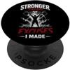 Voltstrike Apparel Piu Forte Dei Miei Alibi Fitness Motivation PopSockets PopGrip Adesivo
