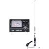 PNI Antenna CB PNI S75 75cm con Butterfly, cavo RG58 e riflettore PNI SWR-300 per misurazione SWR