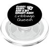 Funny Cribbage Gifts Classy Sassy E Un po 'Intelligente Assy Cribbage Queen Divertente PopSockets PopGrip per MagSafe