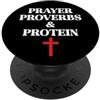 Tumbler Jesus Mama Prayer Proverbs & Pro Christian Prayer Proverbs Protein Shakes Jesus Weights Faith PopSockets PopGrip Adesivo