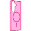 cellularline custodia FROSTY MAG per Samsung Galaxy S26 con compatibilità Qi2 e accessori magnetici, retro rigido e bordi in gomma, finitura opaca anti impronta, Rosa