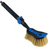 Tom Par Spazzola di Lavaggio ad Acqua I Autolavaggio con Collegamento all'Acqua I Sgancio rapido per l'acqua I Setole morbide, Fini e Delicate I Impugnatura Comoda I Coche | Lunghezza: 54 cm I Blu