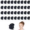 Ikadiya Mollette Capelli, 36 Pezzi Capelli Clip Artiglio, Mini Pinze Piccole Per Capelli, Adatto Per Ragazze E Donna [Nero]
