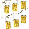 HOYIBO Luci Solari Esterno Giardino - 6 Pezzi 30 LED Impermeabile IP65 Lanterne Interno Esterno Luminose Giardino Terrazzo Matrimonio Natale Feste Arco Camera Decorazioni (Bianco Caldo)