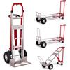Roomark 4-in-1 Carrello a Mano Pieghevole in Alluminio con capacità di 363/454kg, Convertibile Carrello Piattaforma Salvaspazio con Ruote antiscivolo,per Trasporto di Merci Magazzino