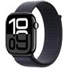 APPLE Watch Series 10 GPS + Cellular 46mm Jet Black Alluminio Sport Loop Nero
