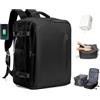 BJLFS Zaino Ryanair 40x30x20 Sottovuoto con pompa Zaino da Viaggio aereo Cabina 40x30x20 Impermeabile Bagaglio a Mano Wizzair Sottovuoto Borse da Cabina per Easyjet 45x36x20 Zaino Airback Donna