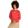 Tommy Hilfiger Donna Felpa Regular in Cotone, Rosso (Primary Red), S