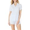 Amazon Essentials x Sofia Grainge Set Pigiama Estivo a Maniche Corte Mommy And Me per Donne e Ragazze, Blu Chiaro, XL