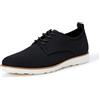 Amazon Essentials Scarpe da Ginnastica Derby Stile Smart Casual in Maglia Uomo, Nero, 42.5 EU