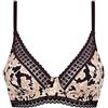 DIM Donna - Reggiseno Sciarpa ILY Micro C/A - x1 | Morbi Microfibra | Forma Moderna a Triangolo | Sostegno Invisibile | Finitura Piatta in Pizzo