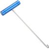 Drawup Strumento di rimozione dell'amo da pesca a forma di T in alluminio per ami profondi della gola - Uso in acqua salata e acqua dolce 26,5 cm (blu)